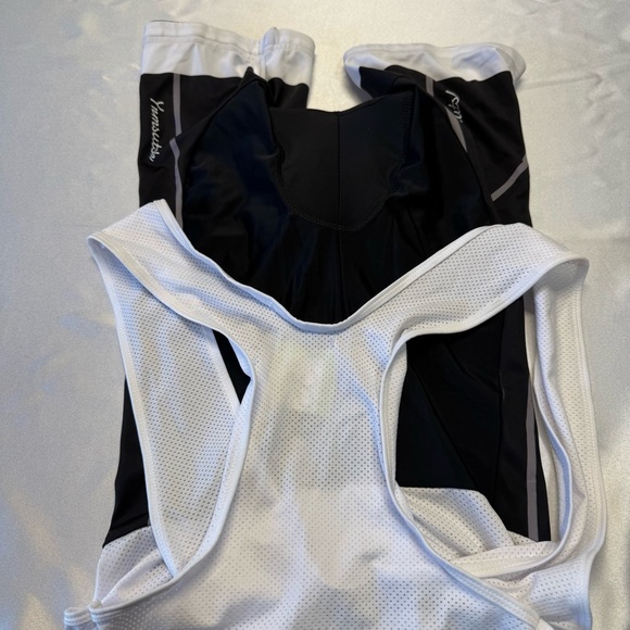 Cycling bib shorts, one piece, size XL, NWT, black/white - Picture 3 of 6